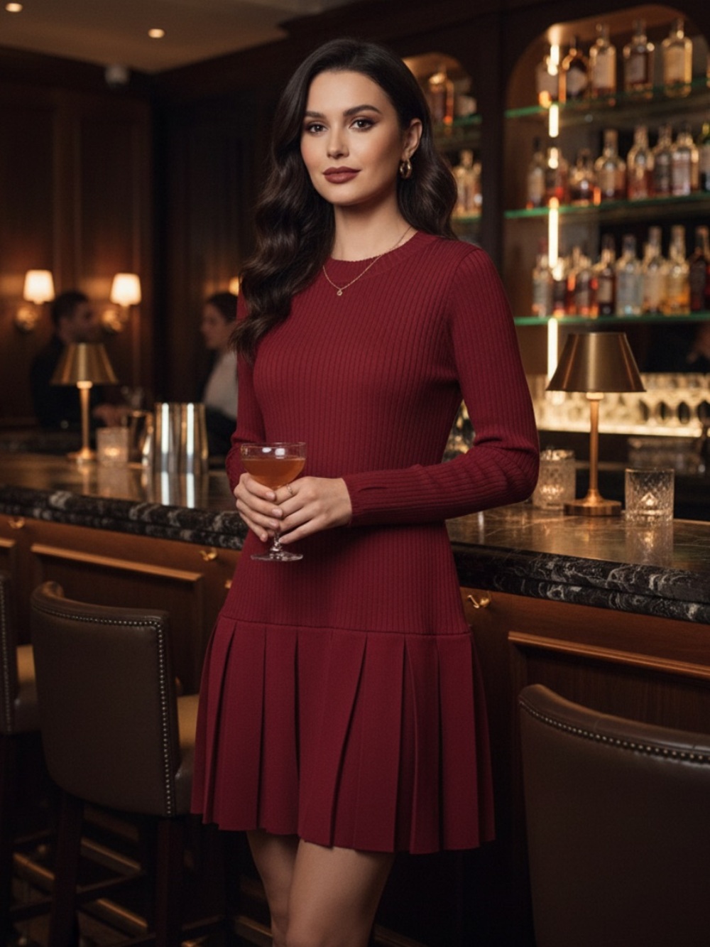 NWT Free People Emmy Mini Dress Aged Red Size XL